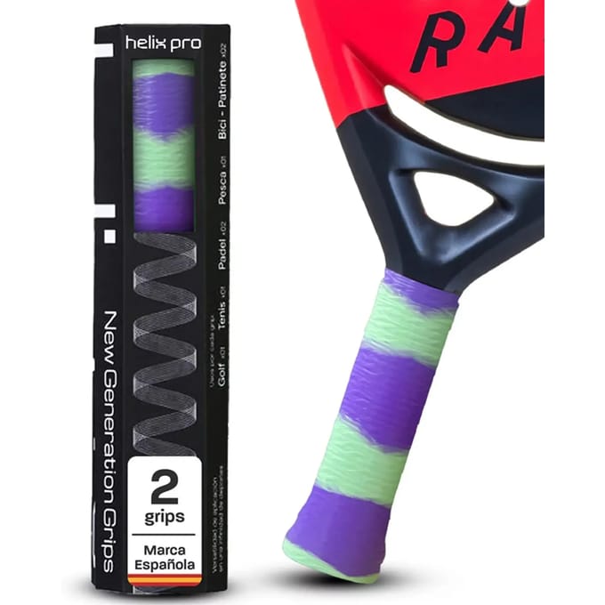 Helix Pro Padelgrip Verde/Morado - 30