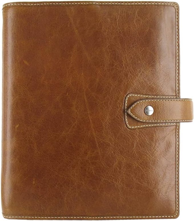 A5 Organizer in Luxe Vintage Leer met 6-Ringsmechanisme