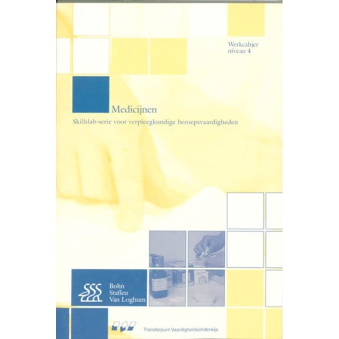 Medicijnen / Niveau 4 Mbo / Werkcahier - Skillslab-Serie