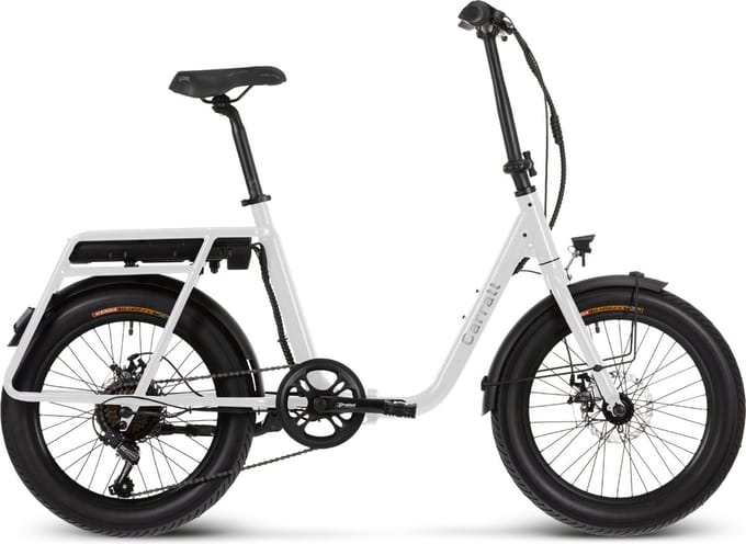 Carratt Bari vouw-ebike 10.4Ah 7sp 20x3 inch White
