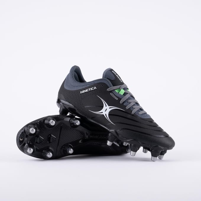 Gilbert Rugbyschoenen Kinetica Pro 8 Noppen Zwart - 48