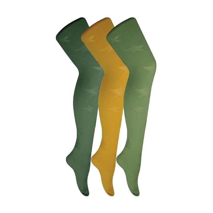 3 Paar Multipack Dames 80 Denier Panty’s | Zachte Gemusterde Panty’s