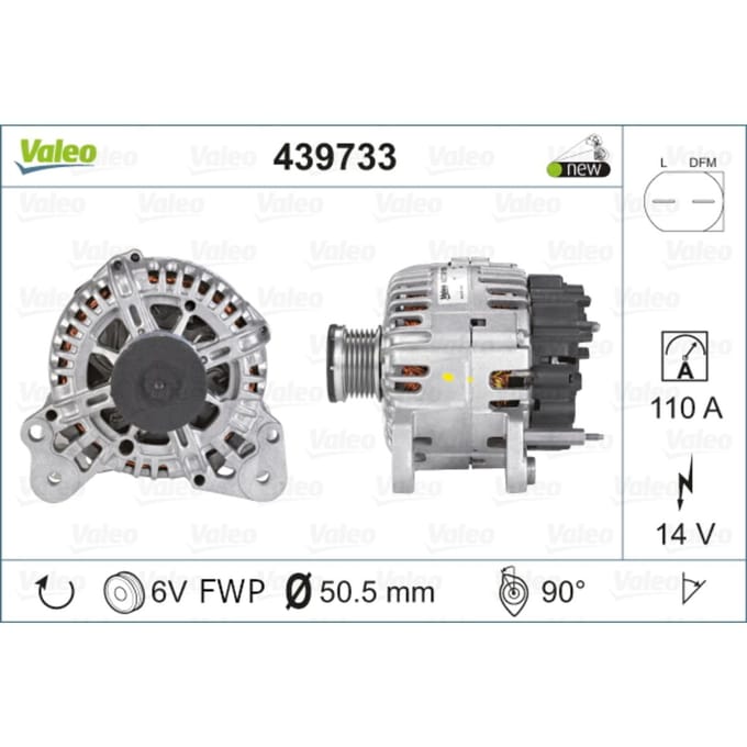 Driefasige generator VALEO ORIGINS NEW VALEO 439733