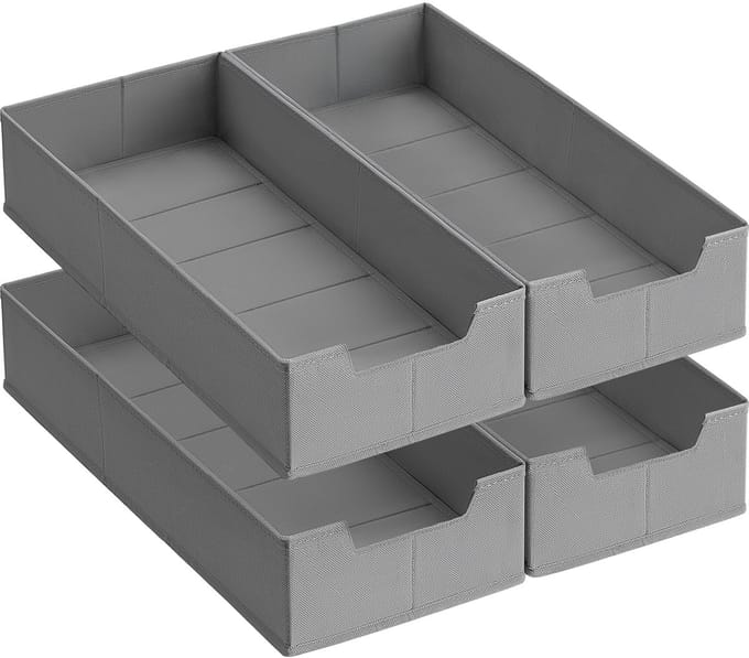 SONGMICS - Organizer - Ladekast Organizer - Set van 4 - Voor IKEA HEMNES en MALM - Opvouwbaar