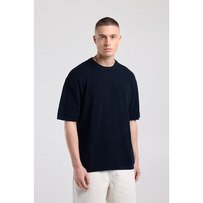 America Today Edison Dark Blue Taglia: XXL | Magliette basic Outlet | Uomo | Blu