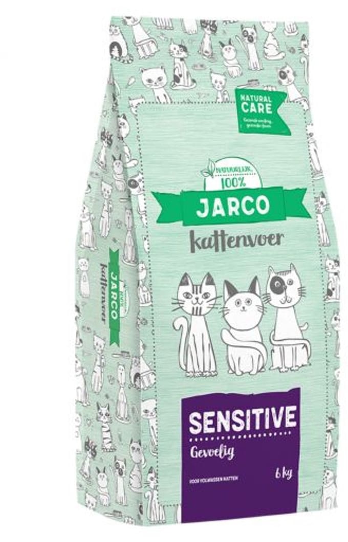 Jarco Natural Cat Sensitive - Kattenvoer - Lam 6 kg Care