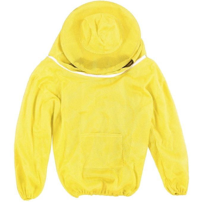 Outils d'apiculture Veste de protection professionnelle pour apiculteur Combinaison à voile Smock Jaune jaune