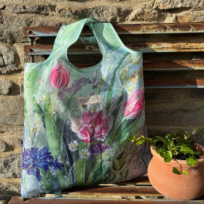 Alex Clark Herbruikbare Tas Bloemen ~ Spring Flowers