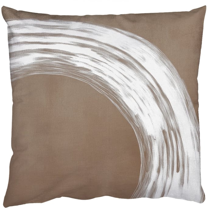 Sierkussens - Kussentjes Woonkamer - 45x45 cm - Verf - Bruin - Japandi