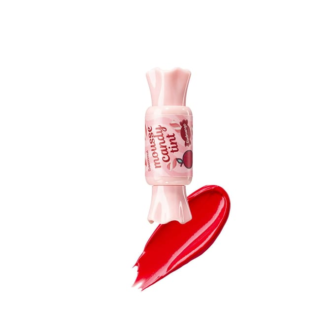 The Saem, Saemmul, Mousse Candy Tint, 01 Red Mango, 8g brown