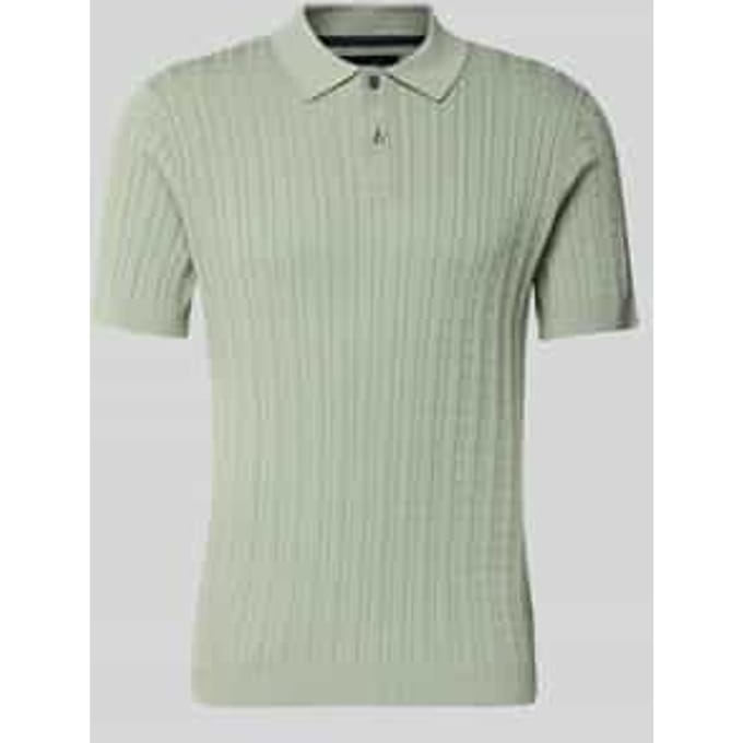 Slim Fit poloshirt in brei-look