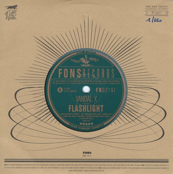 Vandal X - Flashlight (7" Single) ( Limited Edition)