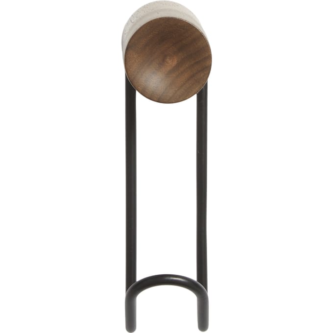 Woud Around Wandhaken - walnoot / zwart - small