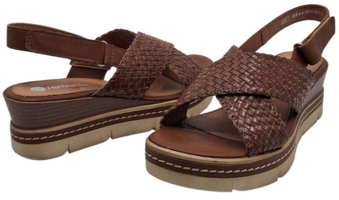 Remonte D2L59-24 Braun Tressée | Dames sandaal