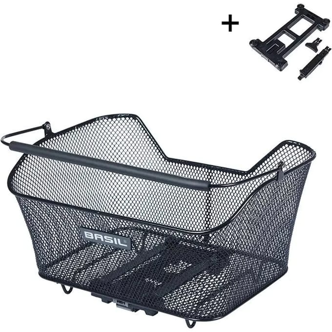 Achterfietsmand basis met MIK 2.0 plaat Basil