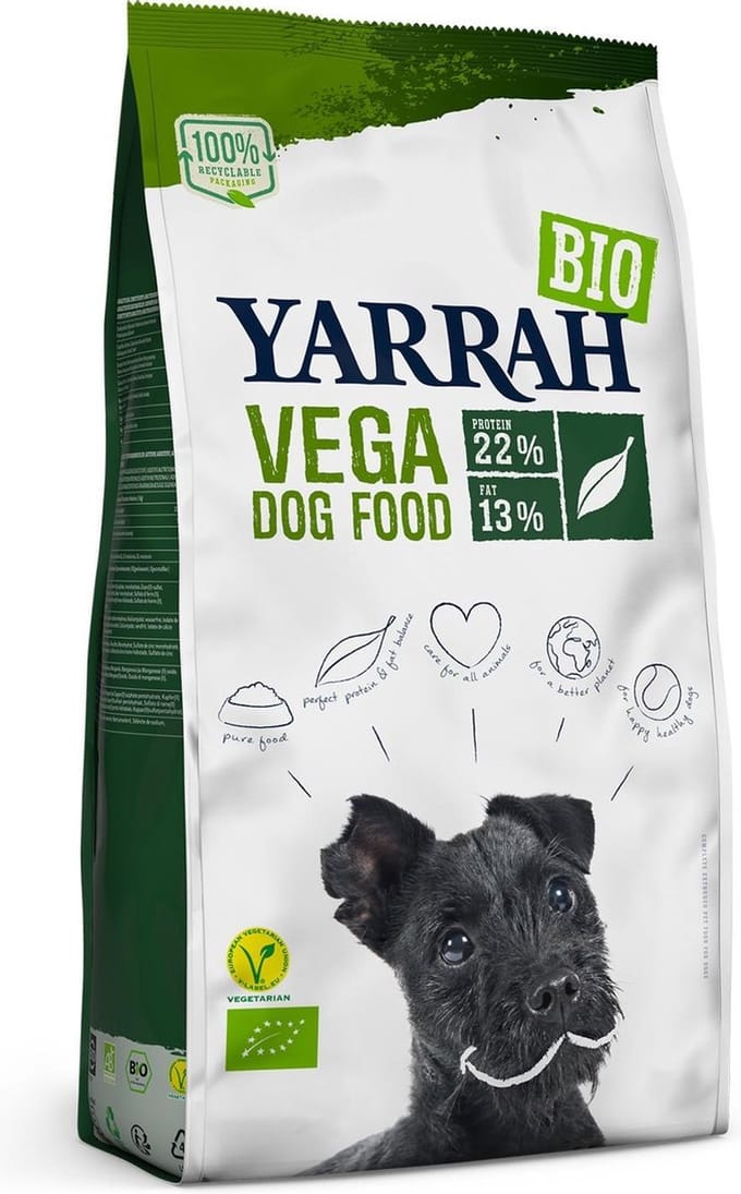 Yarrah Hond Droogvoer Vegetarisch - 10 kg NL-BIO-01