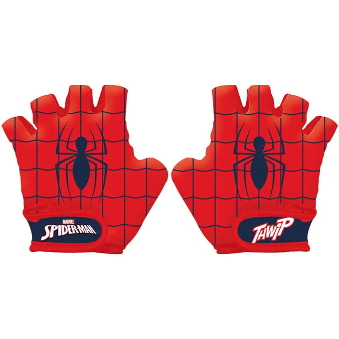 Marvel Fietshandschoenen Spider-man Jongens Pe/elastaan Rood Mt S