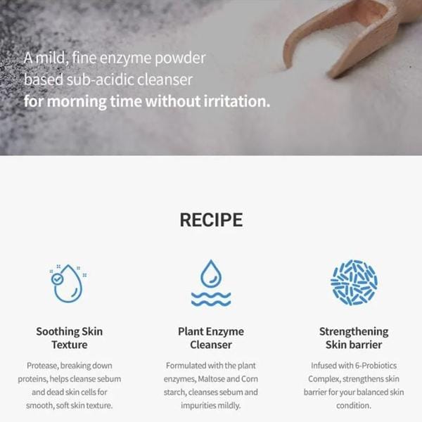 [Dr.Ceuracle] Pro Balance Ochtend Enzym Was 50g white