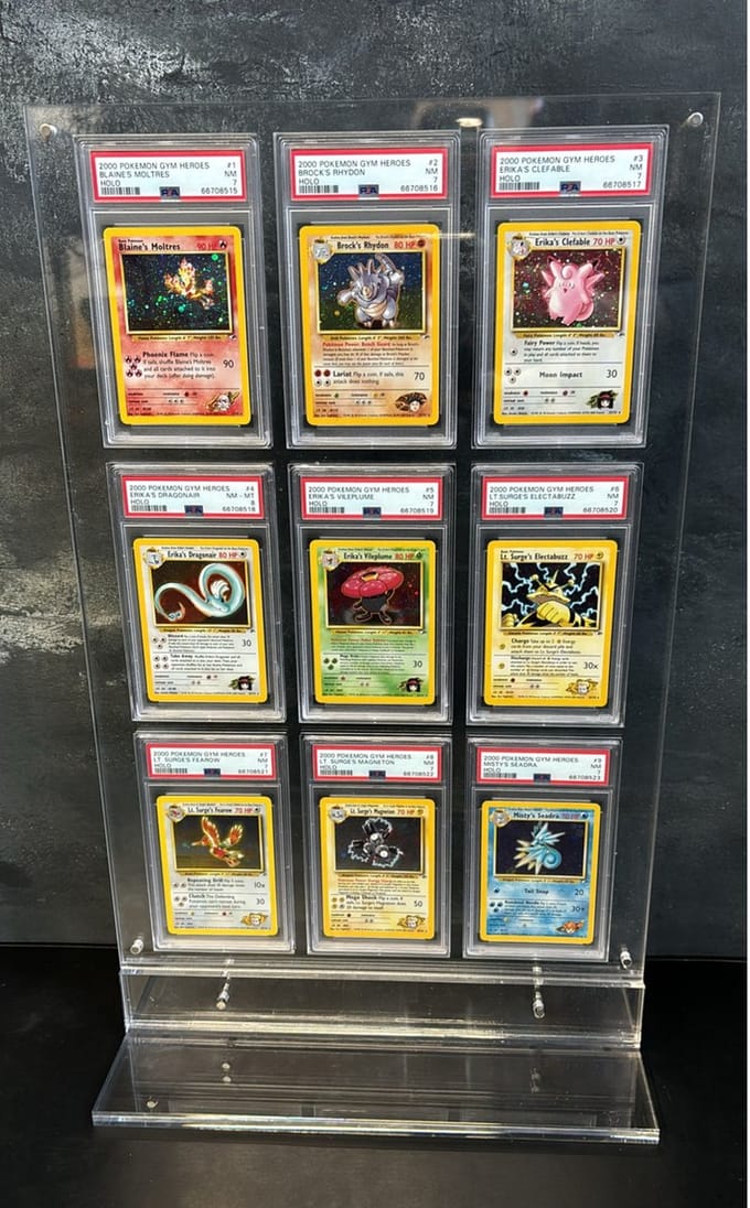 PSA Acryl Display Voor 9 Slabs