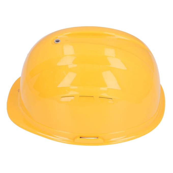 Casque de sécurité avec ventilateur de refroidissement, casque de sécurité industriel rechargeable et amovible, 7 000 mAh yellow