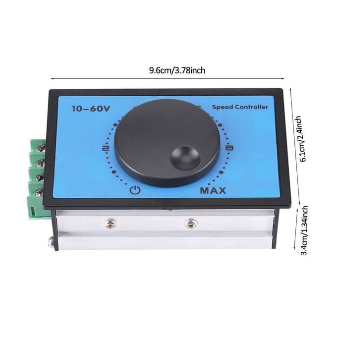 20A 1060V 12V 24V 36V 48V PWM DC Motor Snelheidsregelaar Regulator Schakelmodule