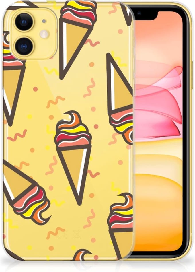Apple iPhone 11 Siliconen Case Icecream