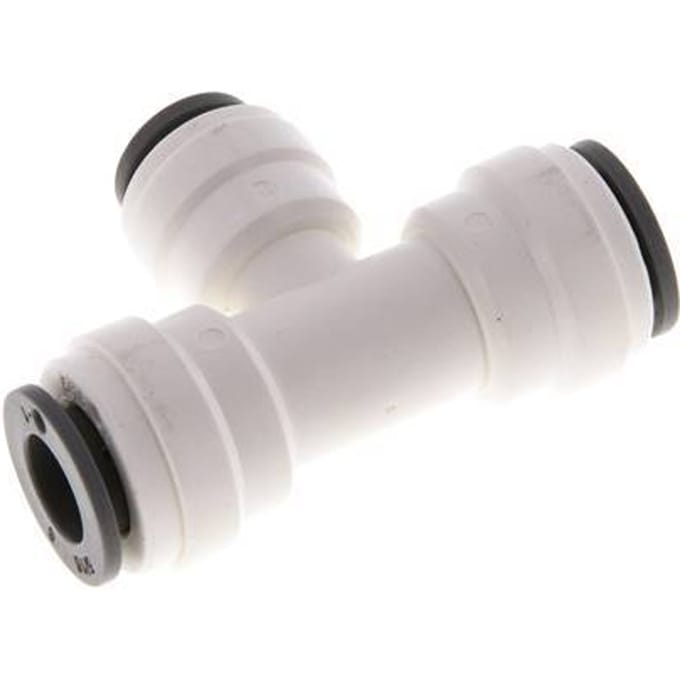 5/16'' x 1/4'' T-koppeling POM Insteekfitting FDA EPDM [2 Stuks]