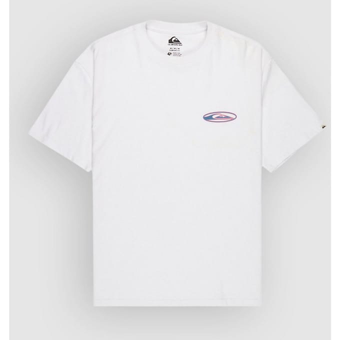 Quiksilver Quikglobe T-shirt Met Korte Mouwen Wit M Man