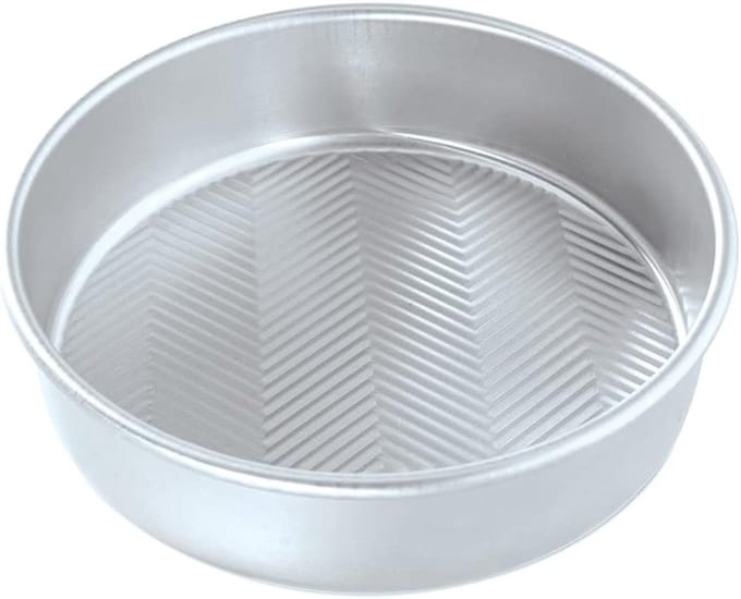 Ronde metallic cakevorm 22,9 cm