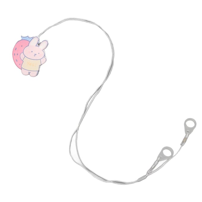 Cartoon Lieflijke Gehoorapparaat Clip Lanyard Nylon Geluidsversterker Hoorapparaat Bevestigingsclip Koord white