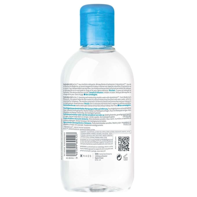 Bioderma Hydrabio H2O Micellaire Oplossing 250 Gezichtswater