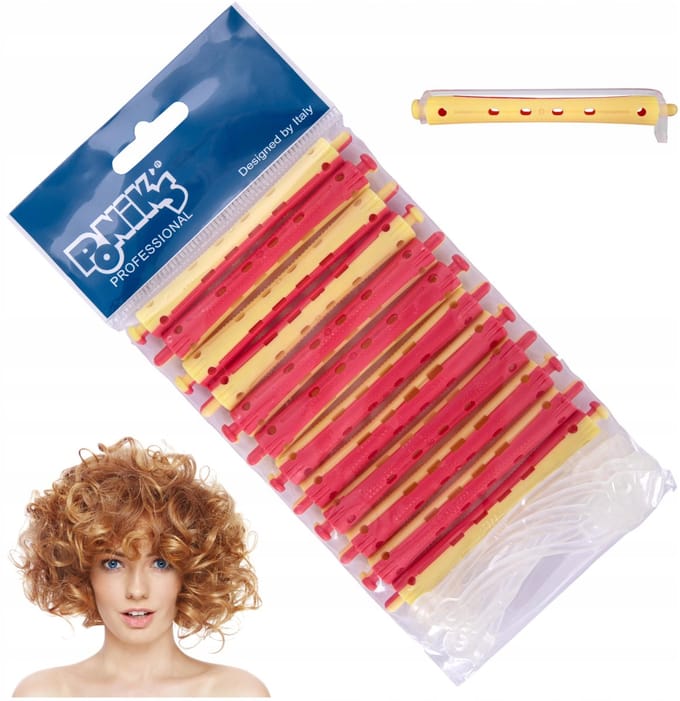 Poniks Haarrollers voor Permanente Krullen - 12 stuks 9mm Silikon