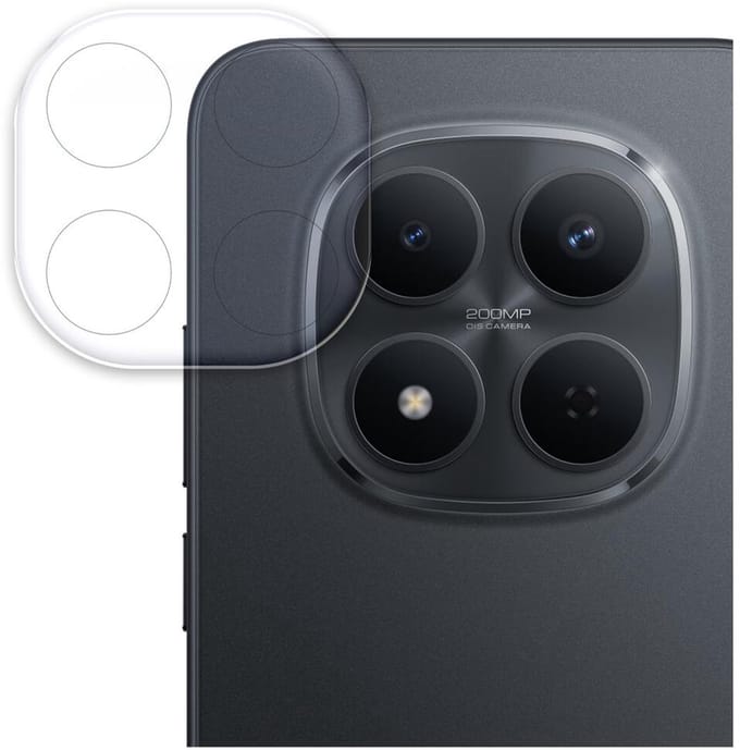 Rosso Camera Protector Geschikt voor Xiaomi Redmi Note 15 Pro 5G - Lens Bescherming - Case Friendly - Ultra Dun Glas - Transparant