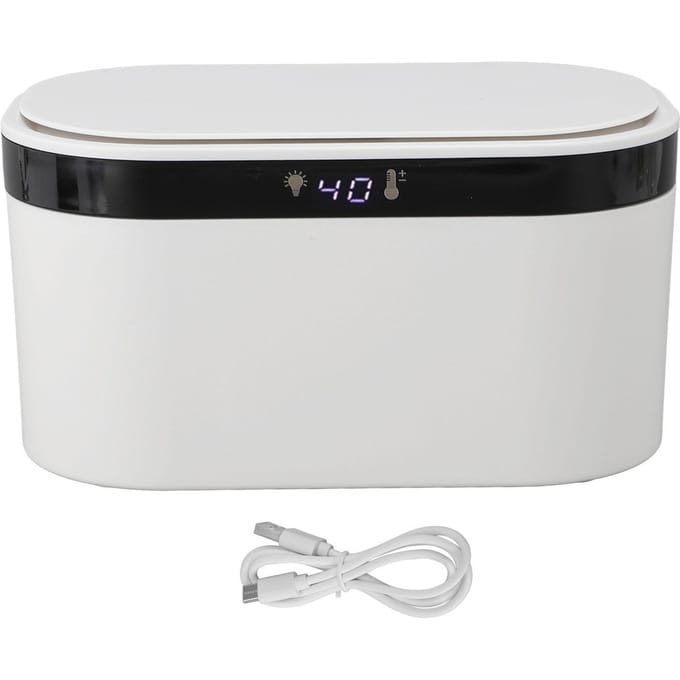 Baby Billendoekjeswarmer met Nachtlampje LED USB 3 Modi Instelbaar Draagbare Natte Doekjes Dispenser Warmer voor white
