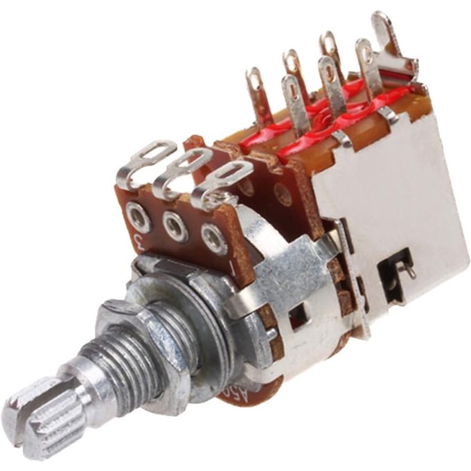 Potentiomètre de contrôle de guitare push pull A500k