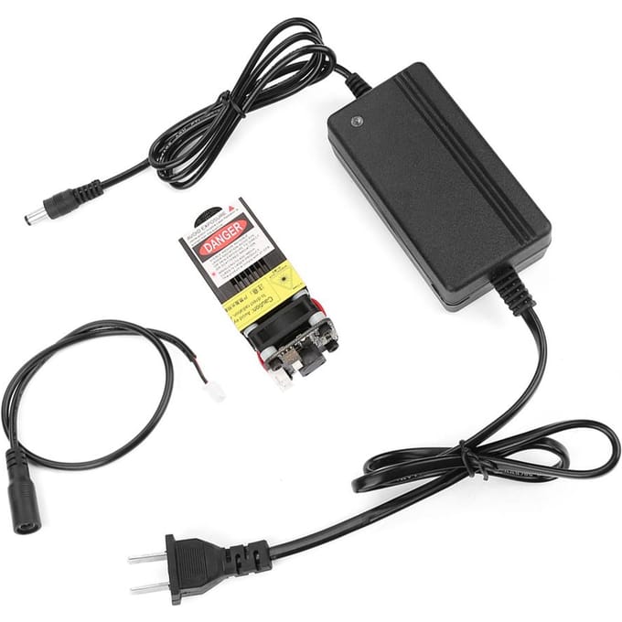 445nm 500mW Blauwe Laser Module voor DIY CNC Snijder Graveerder black