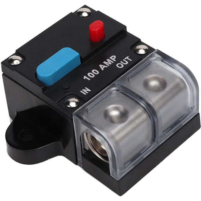 80A 300A Auto Resetbare Stroomonderbreker Zelfherstellende Zekering Handmatige Resetknop 100A