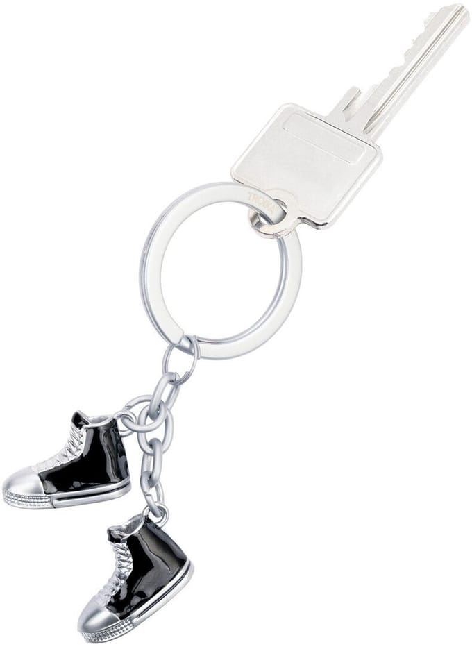 Troika| Sleutelhanger met 2 bedels, "CHUCKS" vrijetijdsschoenen.
