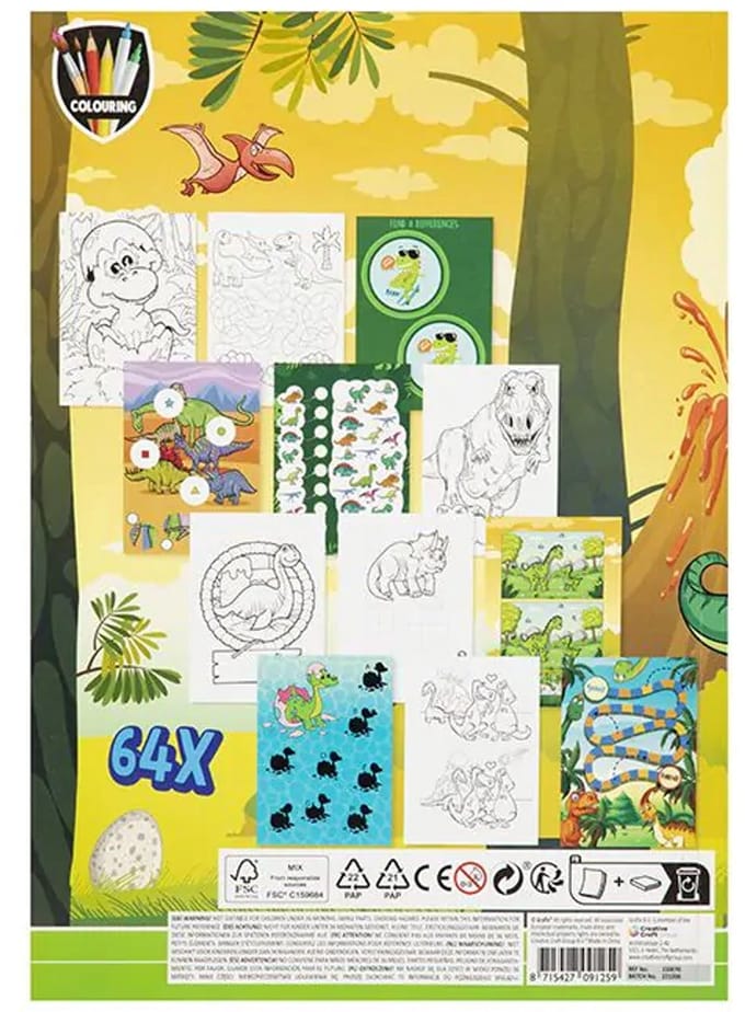 Legind Moxy - Colouring & Activity Book - Dino