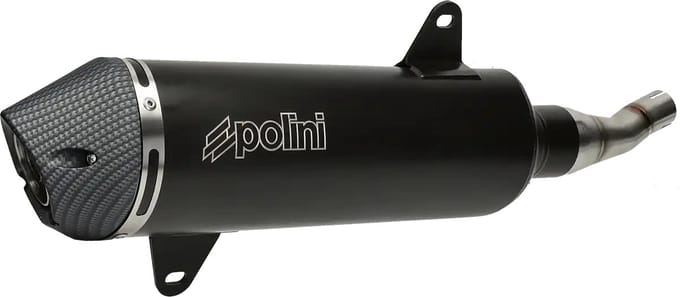 Uitlaat Polini Racing zwart Yamaha N-max 300cc