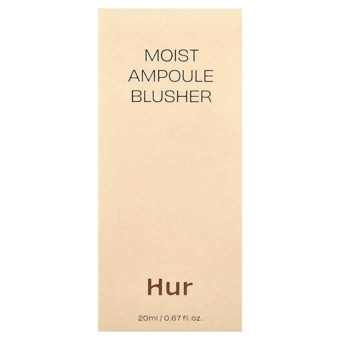 House of Hur, Hydraterende Ampullen Blusher, 07 Roze Rose, 20ml (0,67 fl oz)