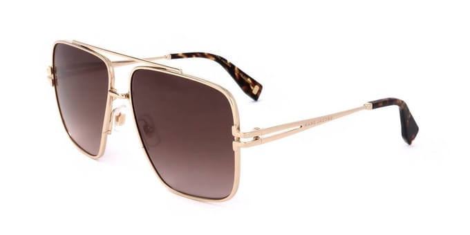 Marc Jacobs Mj-1091-s-06j Dames Zonnebril Goud Man