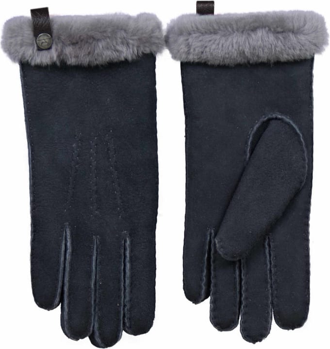 Van Buren Schapenvacht Dames Handschoenen - Grijs - S - Suède - Lamsvacht