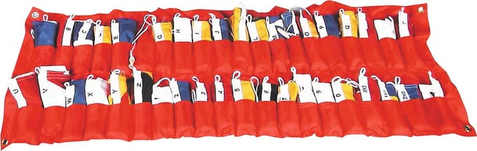 Osculati Seinvlaggenset in tas - 30 x 42 cm