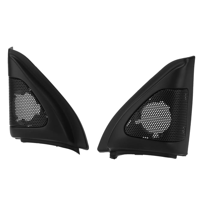 Paar Deur Luidspreker Cover Audio Tweeter Trim Zwart Vervanging voor Corolla 2003‑2006 black