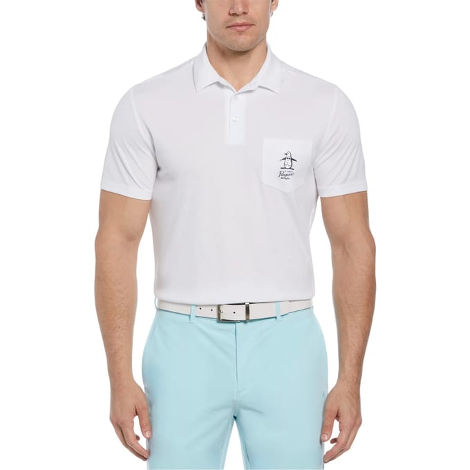 Original Penguin Heren Golf Poloshirt (Helder wit)