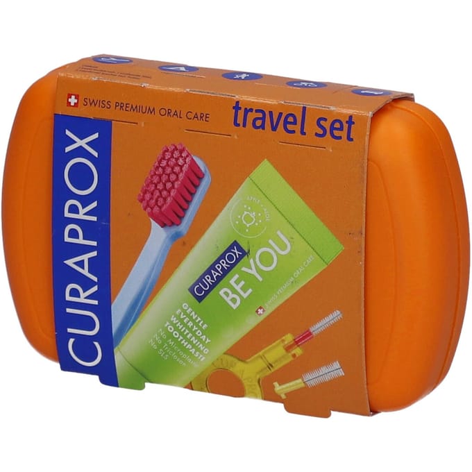 Curaprox Reisset Oranje 1 Combinatieverpakking