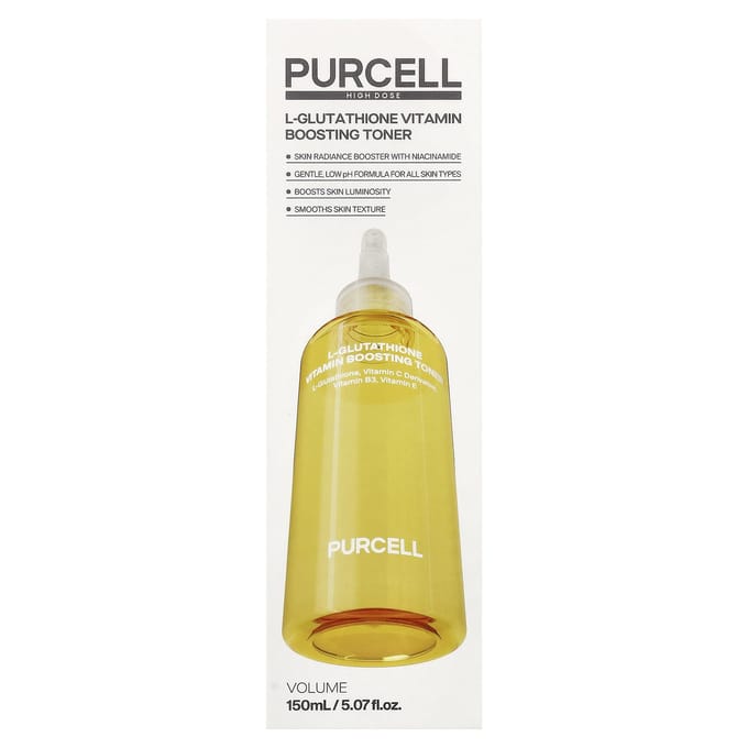 PURCELL, L-Glutathion Vitamine Boostende Toner, 150ml (5.07 fl oz) yellow