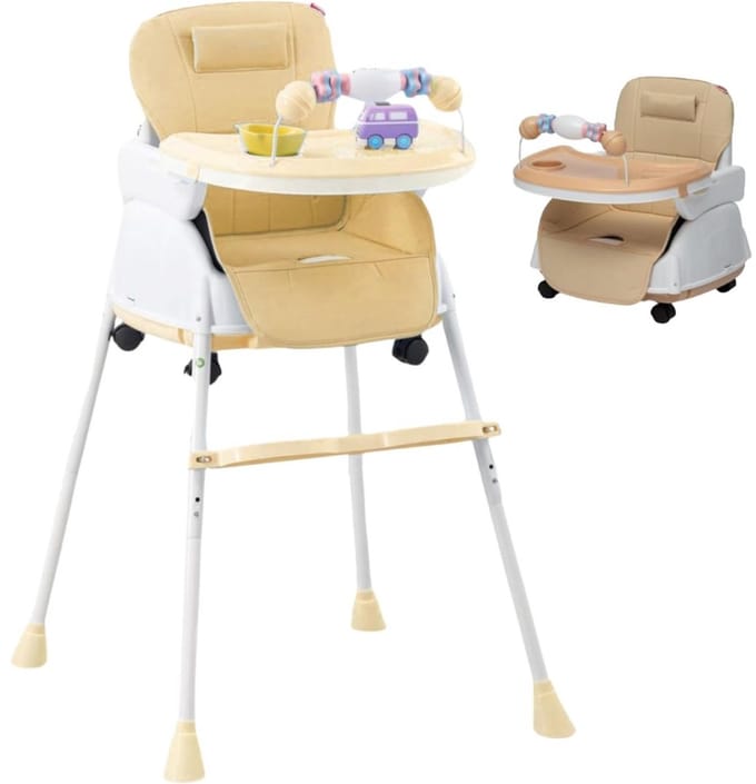 VELTRR® Kinderzetel - Eetstoel Baby 6 Maanden en Ouder - Kinder Eetstoel - Inklapbare Kinderstoel