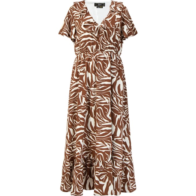 faina jurk - zebraprint caneva